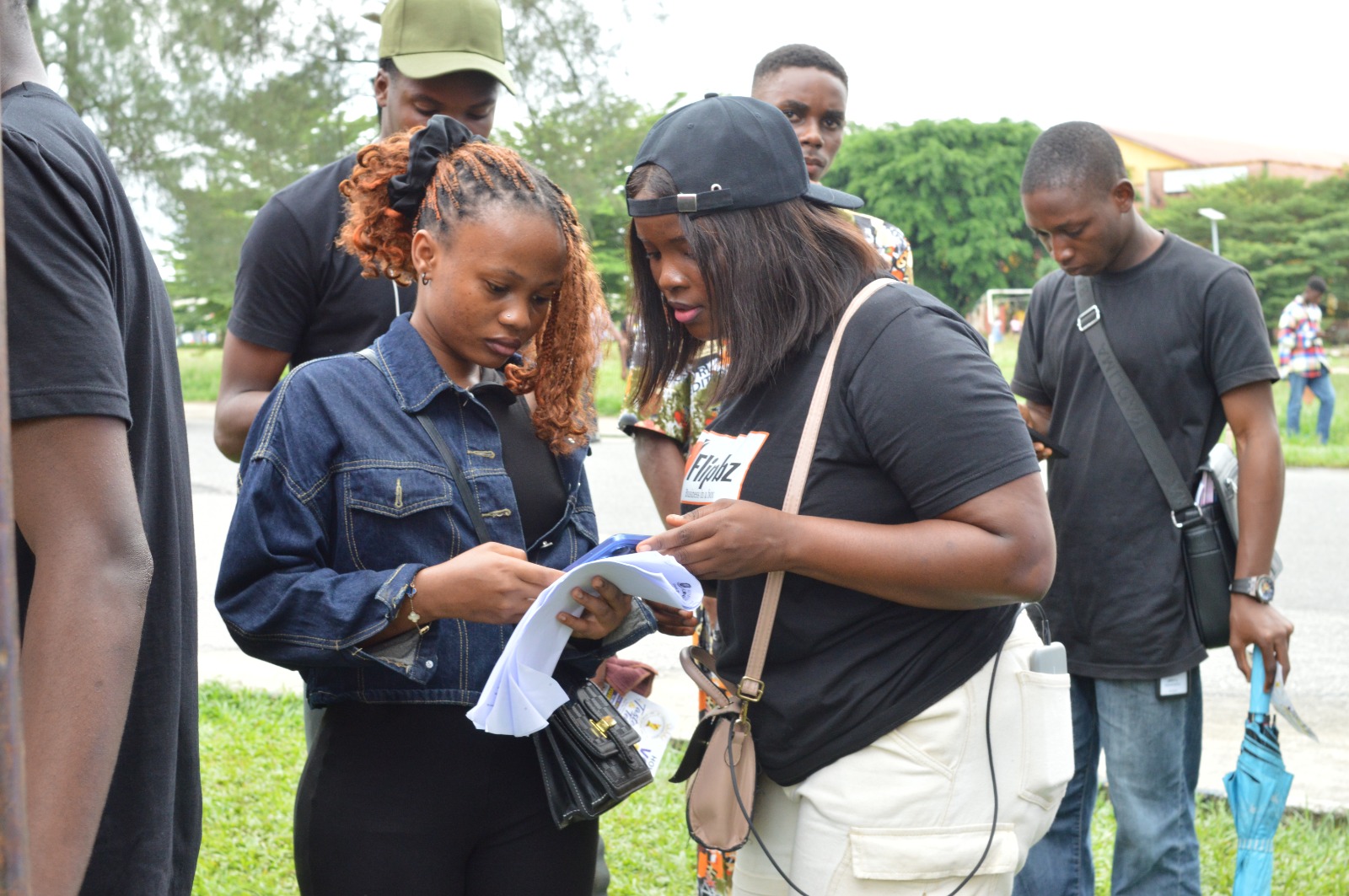 Consumers Testing and Experiencing Products