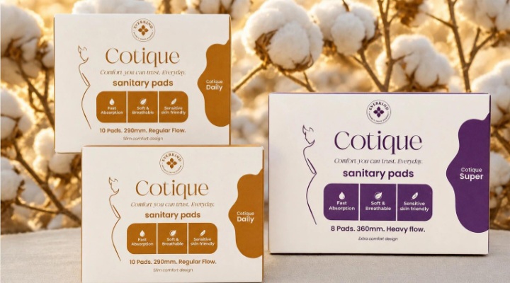 Cotique Enters Nigeria's Feminine Care Market With New Sanitary Pad Brand