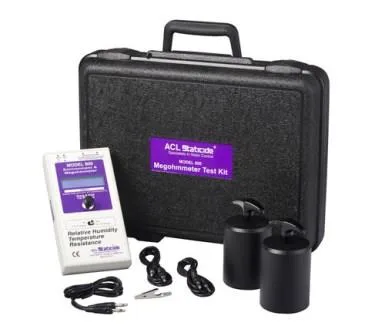 ACL STATICIDE ACL800 DIGITAL SURFACE RESISTANCE MEGOHMMETER TEST KIT