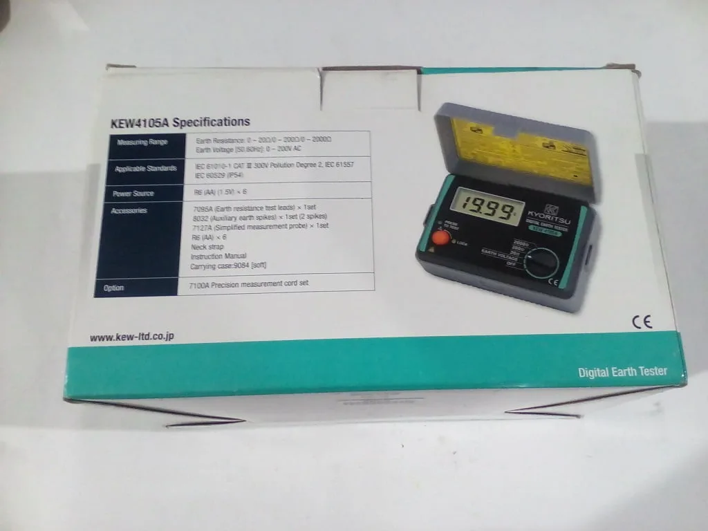 KYORITSU KEW4105A DIGITAL EARTH TESTER