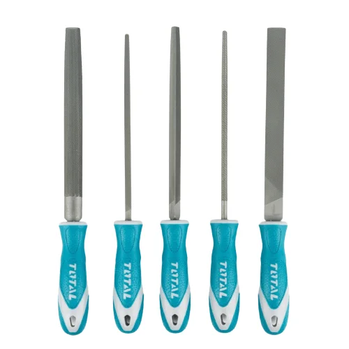 TOTAL THT918516 200MM/8″ 5PCS STEEL FILE SET
